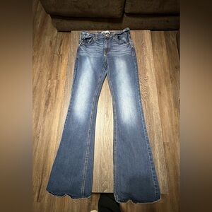KanCan Vintage Wash Wide Leg Jeans